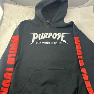 Justin Bieber Purpose Tour Hoodie Meduim